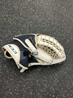 Used CCM E4.5 Junior Goalie Catcher White