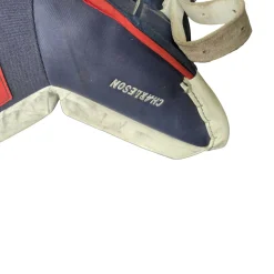 Used CCM EXTREME FLEX 3 GOALIE LEG PADS 36+2 Goalie Leg Pads Senior Navy Blue 36