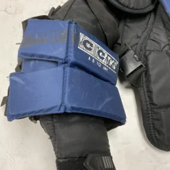 Used CCM HEATON 10 Intermediate Body Armor Black And Navy Blue LG