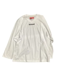 Used CCM Hockey Practice Jersey White MD