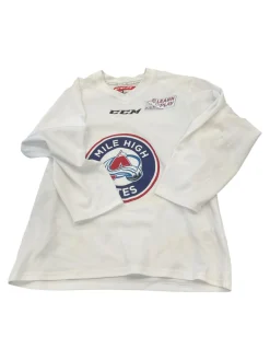 Used CCM Hockey Practice Jersey White LG