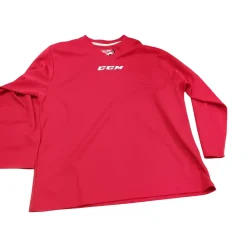 Used CCM Hockey Practice Jersey Red L/XL
