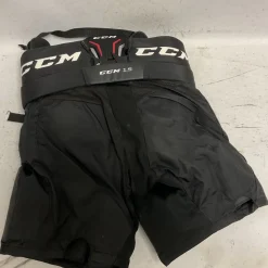 Used CCM 1.5 Junior Goalie Pant Black And Red LG