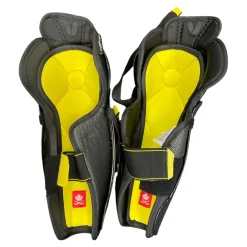 Used CCM 9550 Junior Shin Guards Black 12"