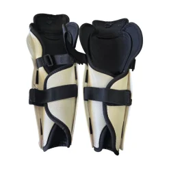 Used CCM LTP CAPITALS SHIN GUARDS Junior Shin Guards White 11"