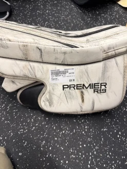 Used CCM PREMIER R1.9 Inter Goalie Blocker White