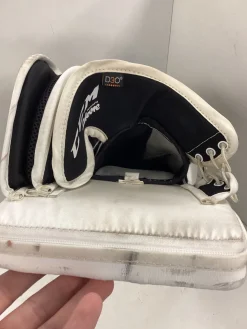 Used CCM PREMIER Senior Goalie Blocker White