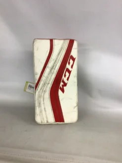 Used CCM PREMIER Senior Goalie Blocker White