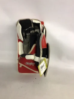 Used CCM PREMIER Senior Goalie Blocker White