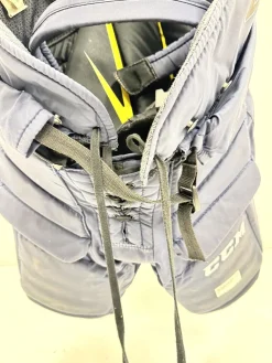 Used CCM PREMIER Senior Goalie Pant Navy Blue MD