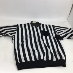 Used CCM SR MD REFEREE JERSEY Hockey Tops Senior White MD