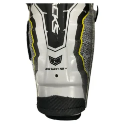 Used CCM TACKS CLASSIC PRO Junior Shin Guards White 12
