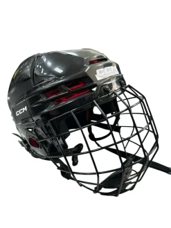 Used CCM TACKS 70 COMBO MD Helmet Cage Combo Black MD
