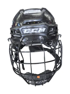 Used CCM TACKS 910 HELMET MD Helmet Cage Combo Black MD