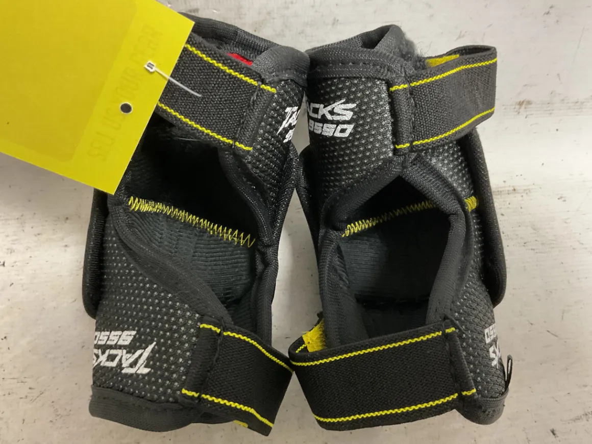 Used CCM TACKS 9550 Youth Elbow Pads SM