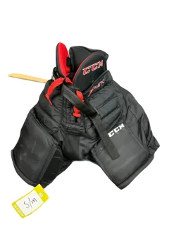 Used CCM Y-FLEX Youth Goalie Pant Black S/M
