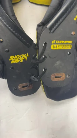 Used Champro FB Shoulder Pads Black MD