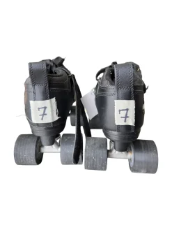 Used Chicago BULLET QUADS SIZE 7 Senior Roller Quad Skates Black Senior 7