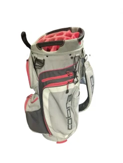 Used Cobra PINK/GREY GOLF BAG Womens Stand Bag Grey