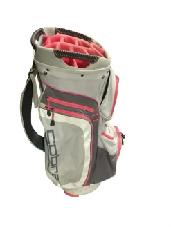 Used Cobra PINK/GREY GOLF BAG Womens Stand Bag Grey