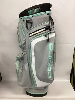 Used Cobra 14 SLOT WOMENS CART BAG Womens Cart Bag Silver