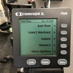 Used Concept 2 MODEL E ROWER W PM5 MONITOR AND COVER Rowing Machine
