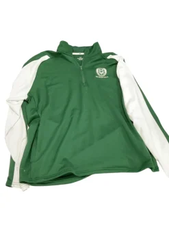 Used CSU Under Armour 1/4Zip Sweatshirt M Green 2X