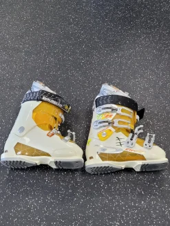 Used Dalbello ELECTRA 8 Womens DH Ski Boot Tan 285 MP - M10.5 - W11.5