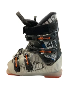 Used Dalbello MENACE 4 SZ 21.5 Boys DH Ski Boot Black 215 MP - J03
