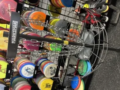 Used Disc Golf Goal Grey