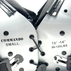 Used Douglas COMMANDO FB Shoulder Pads Grey SM