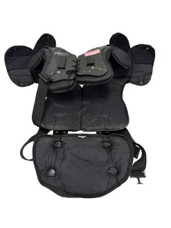 Used Douglas JP24 Junior Football Shoulder Pads Black XL 15-16"