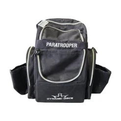 Used Dynamic Discs PARATROOPER BACKPACK BAG Disc Golf Backpack Black
