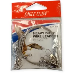 Used EAGLE CLAW HEAVEY DUTY WIRE LEADERS Other Field Equipment Silver Standard