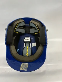 Used Easton ACA Z5 HELMET Batting Helmet No Mask Royal Blue MD