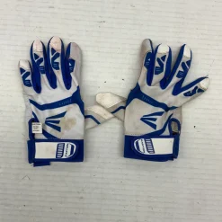 Used Easton BB/SB Batting Gloves Royal Blue SM