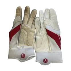 Used Easton BB/SB Batting Gloves White XL