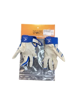 Used Easton BB/SB Batting Gloves Royal Blue XXS