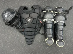 Used Easton BLACK MAGIC 2.0 HELMET/CP/LG YOUTH SET Black