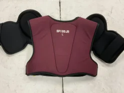 Used Easton CATALYST SERIES Junior Shoulder Pads Black And Wine Red LG