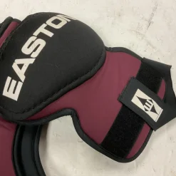 Used Easton CATALYST SERIES Junior Shoulder Pads Black And Wine Red LG