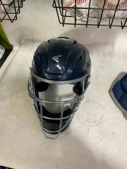 Used Easton CATCHERS SET Catchers Chest Protector Navy Blue Intermed