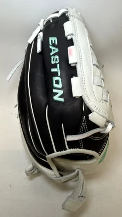 Used Easton FUNDAMENTAL RH Throw Fastpitch Glove Black 12 1/2"