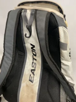 Used Easton GAME READY BB/SB Player Backpack White