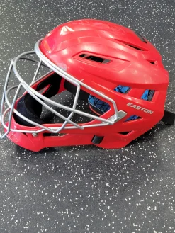 Used Easton GAMETIME Catchers Helmet w/Mask Red LG