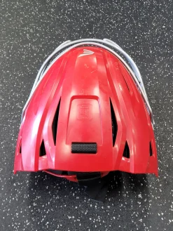 Used Easton GAMETIME Catchers Helmet w/Mask Red LG