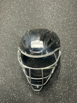 Used Easton GAMETIME Catchers Helmet w/Mask Black SM
