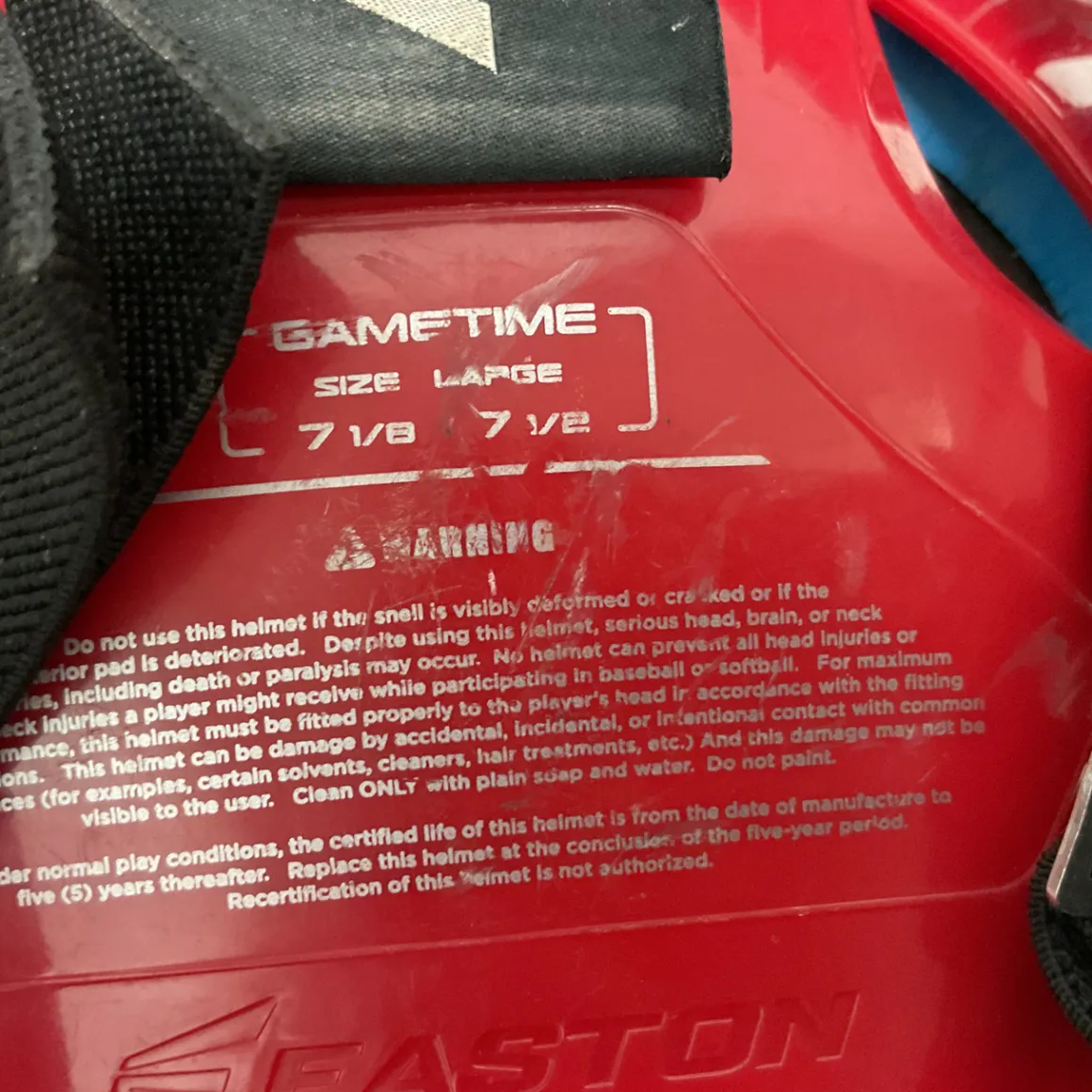 Used Easton GAMETIME Intermediate Catchers Set