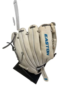 Used Easton GHOST NX GNXFP1175 Leather Fastpitch Softball Glove White 11 3/4