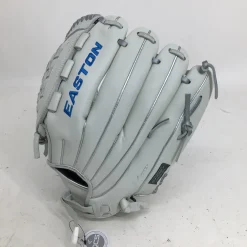 Used Easton GHOST NX 12.5 IN FP BB GLOVE LH Throw Fastpitch Gloves Silver 12 1/2"